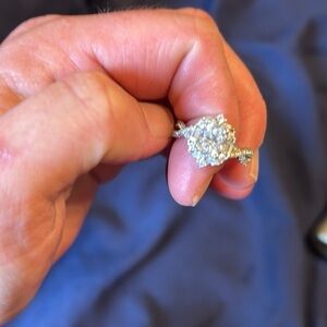 Exquisite Moissanite Diamond Ring